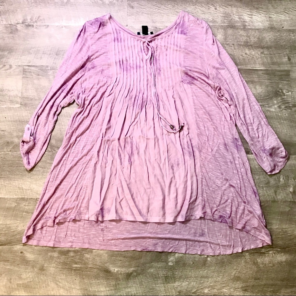 5/$25 Bandolino Women’s Lavender Peasant Blouse